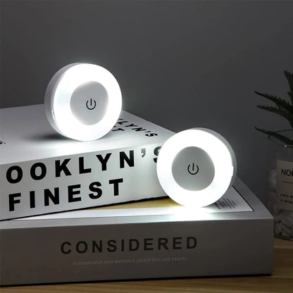 Bedroom Round Portable Night Lamp