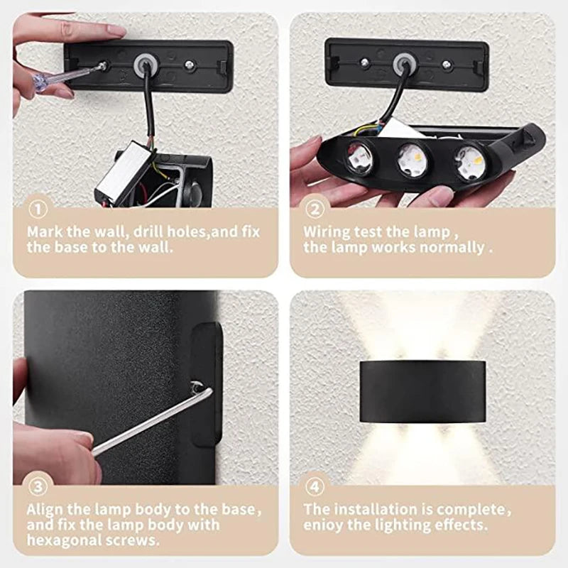 Elegant Glow Wall Lights